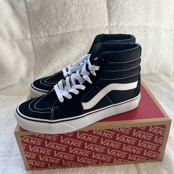 Vans Black and White Sneakers - Picture 7 of 15